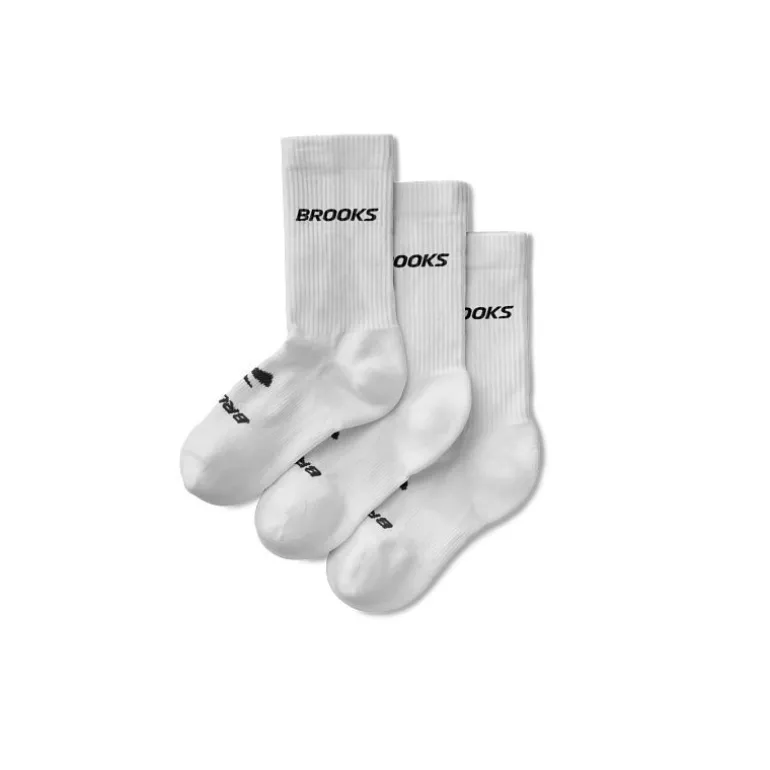 CALCETINES BROOKS RUN IN CREW 3 PACK