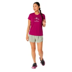 CAMISETA MANGA CORTA ASICS FUJITRAIL LOGO SS TOP MUJER