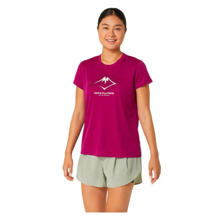 CAMISETA MANGA CORTA ASICS FUJITRAIL LOGO SS TOP MUJER