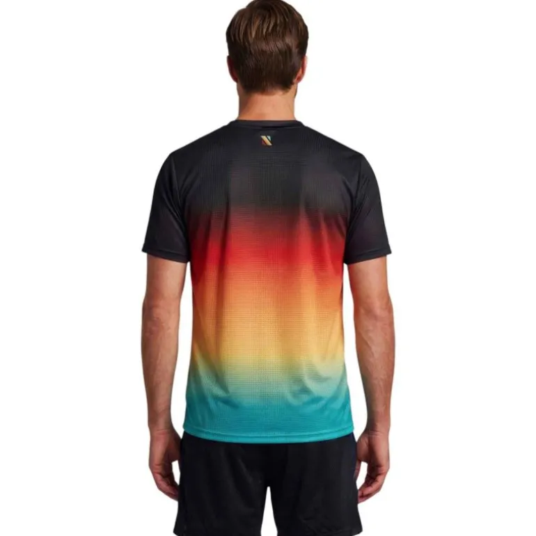 CAMISETA MANGA CORTA RUN&PRO BLACK SUNSET