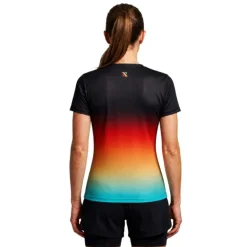 CAMISETA MANGA CORTA RUN&PRO BLACK SUNSET MUJER