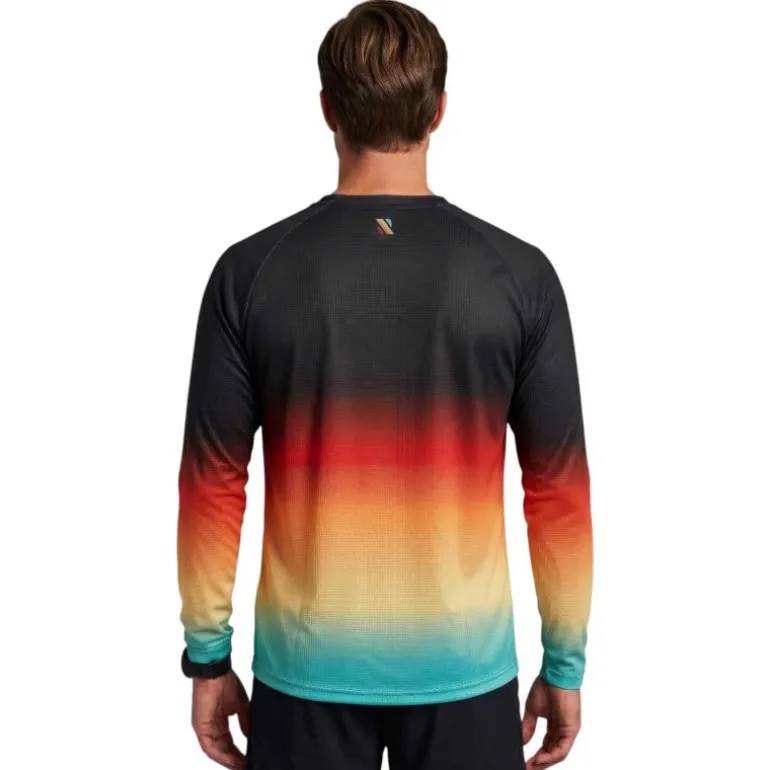 CAMISETA MANGA LARGA RUN&PRO BLACK SUNSET