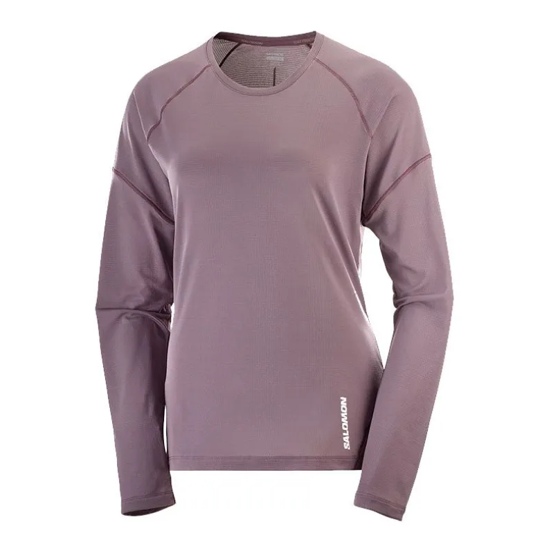 CAMISETA MANGA LARGA SALOMON CROSS RUN MUJER