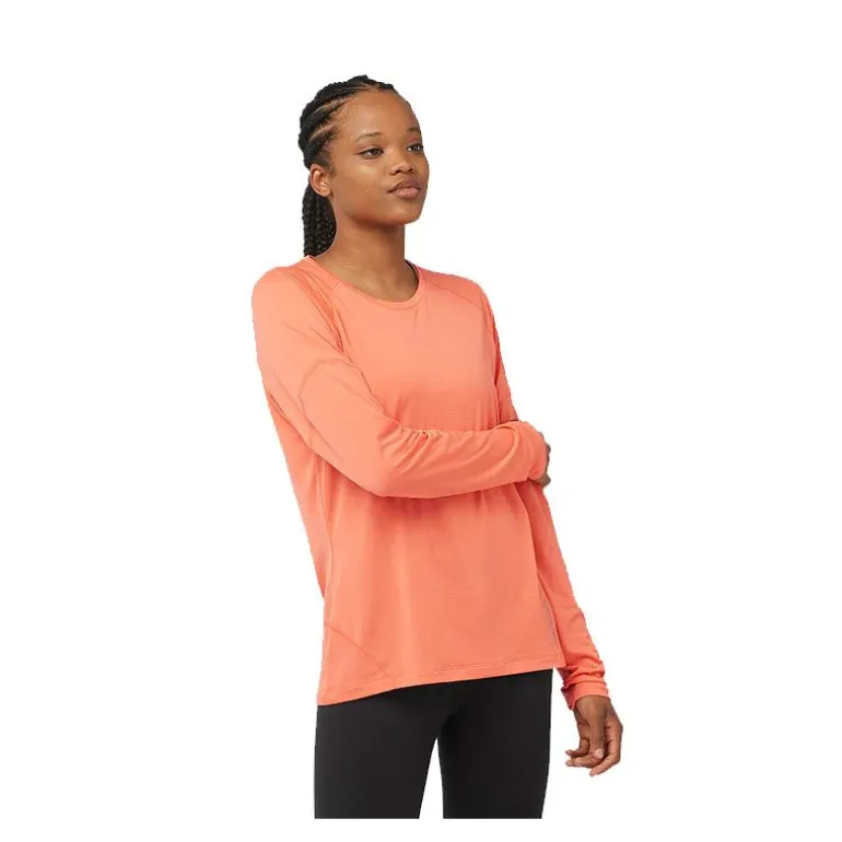 CAMISETA MANGA LARGA SALOMON CROSS RUN MUJER