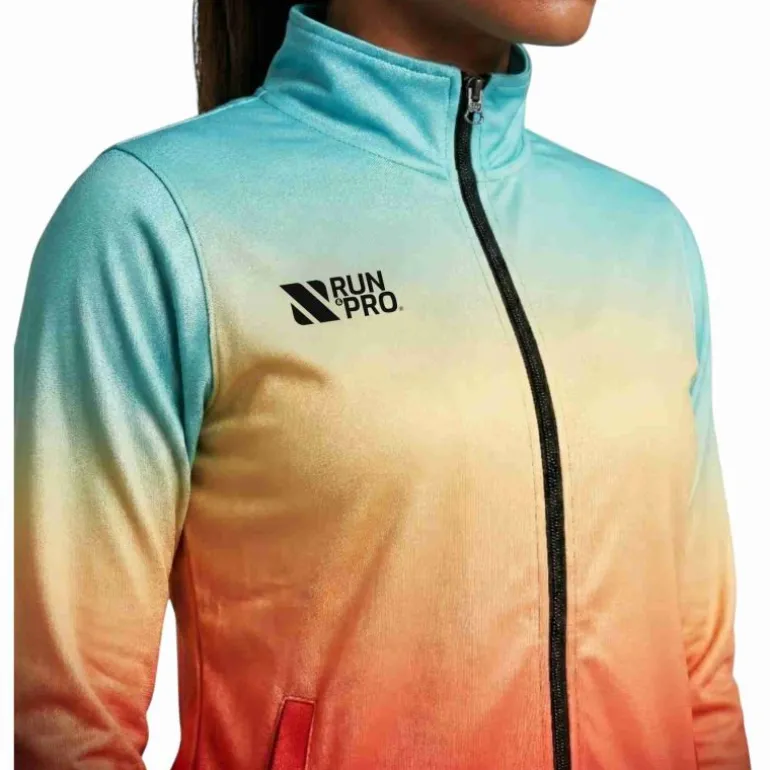 CHAQUETA CHANDAL RUN&PRO SUNSET MUJER
