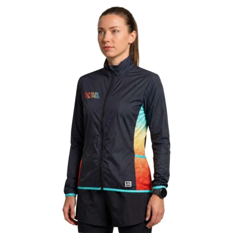 CHAQUETA CORTAVIENTOS RUN&PRO SUNSET MUJER