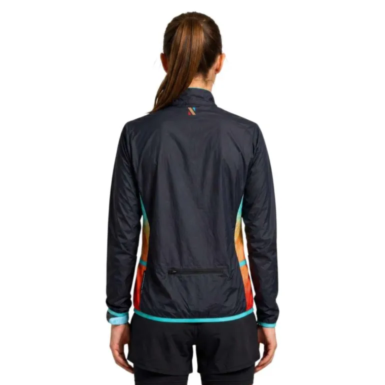 CHAQUETA CORTAVIENTOS RUN&PRO SUNSET MUJER