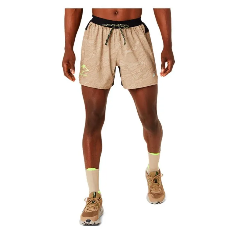 PANTALON CORTO ASICS FUJITRAIL ALL OVER PRINT 5IN