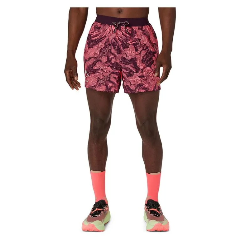 PANTALON CORTO ASICS FUJITRAIL ALL OVER PRINT 5IN