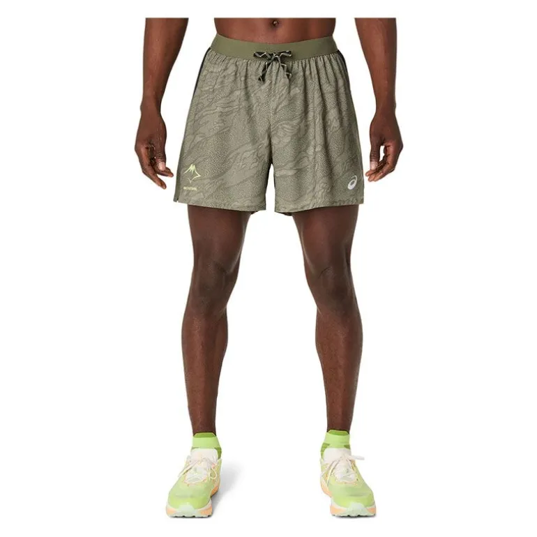 PANTALON CORTO ASICS FUJITRAIL ALL OVER PRINT 5IN