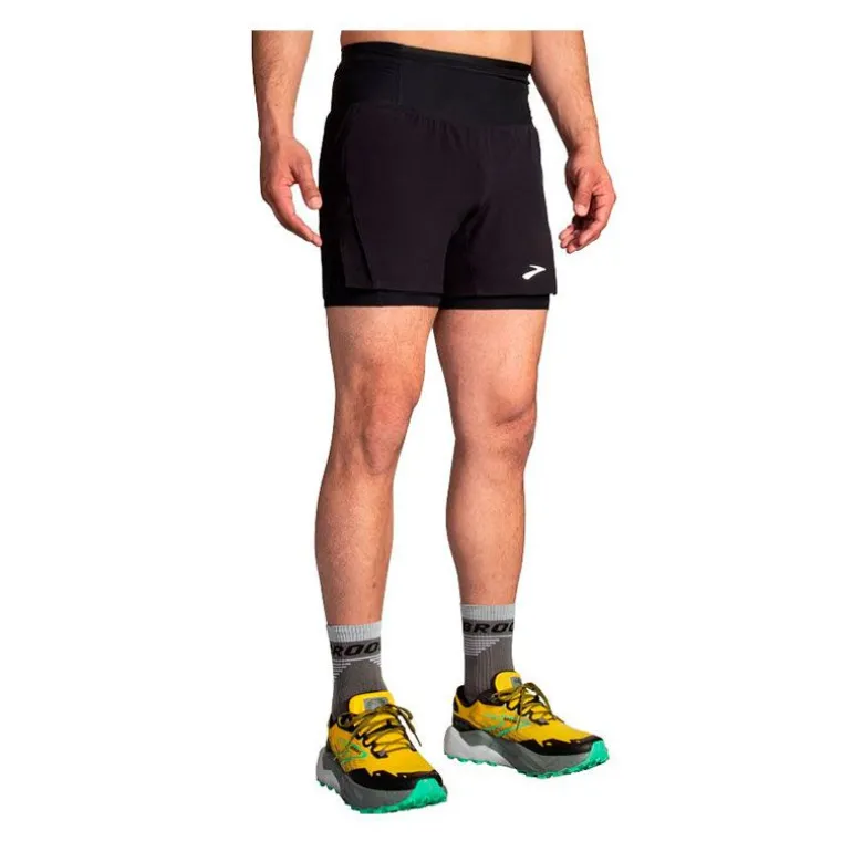 PANTALON CORTO BROOKS HIGH POINT 5" 2IN1 2.0