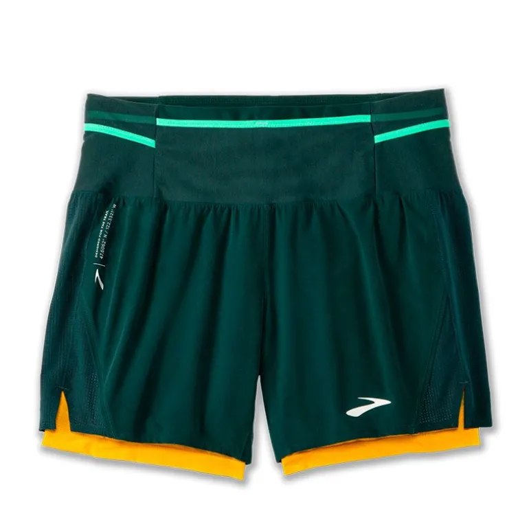 PANTALON CORTO BROOKS HIGH POINT 5" 2IN1 2.0