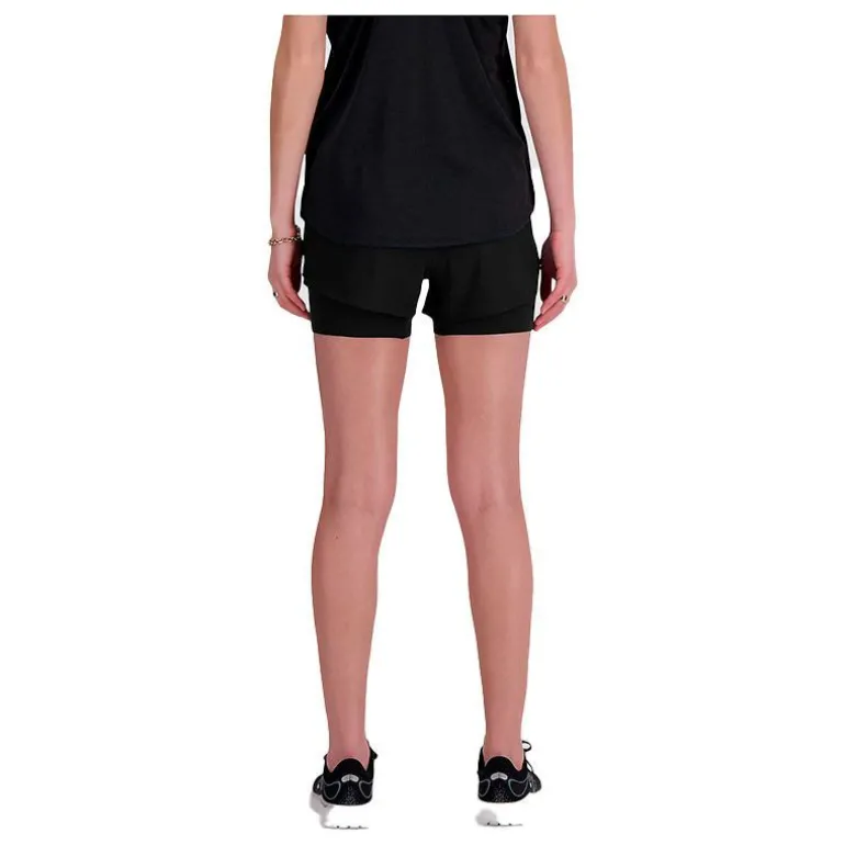 PANTALON CORTO NEW BALANCE RC 2IN1 3" MUJER