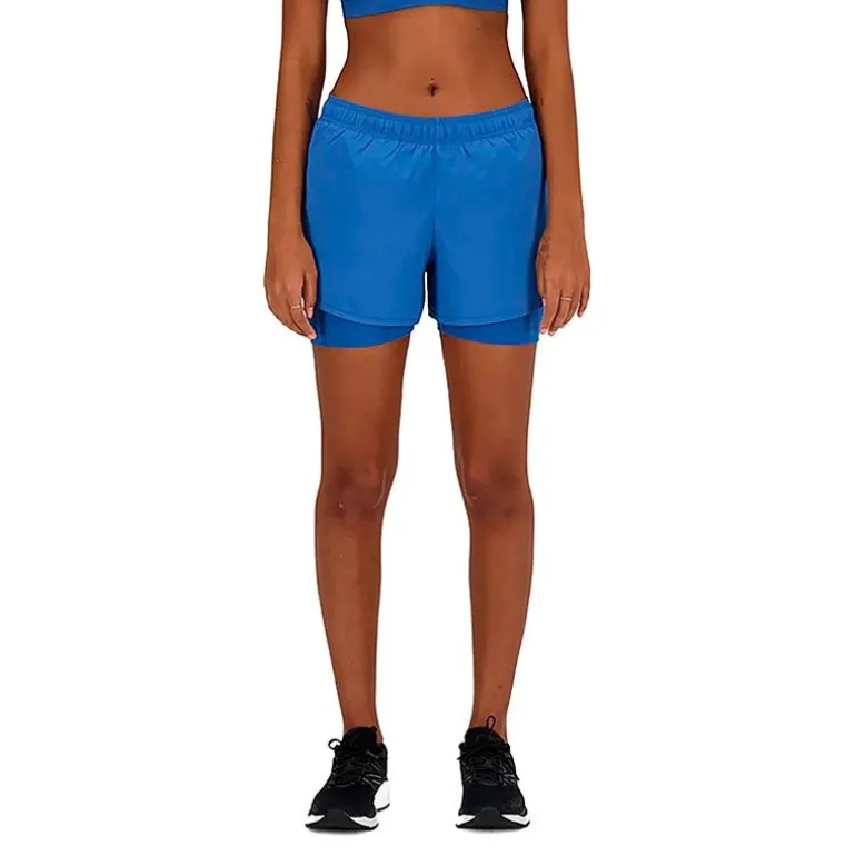 PANTALON CORTO NEW BALANCE SPORT ESSENTIAL 2IN1 3" MUJER