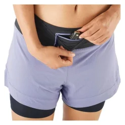 PANTALON CORTO SALOMON SENSE AERO 2IN1 MUJER