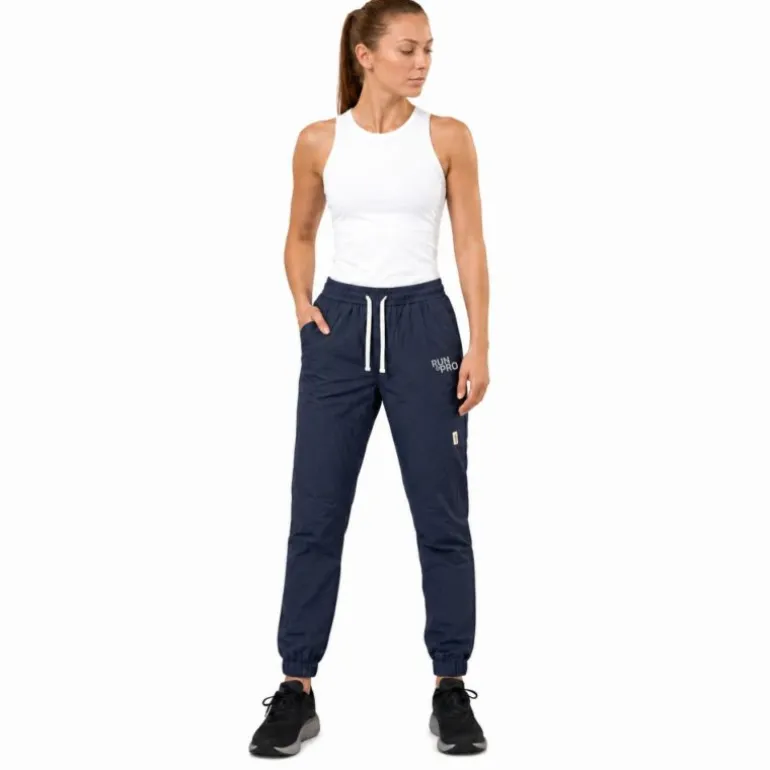 PANTALON LARGO RUN&PRO ESSENTIAL AZUL MARINO