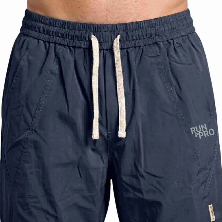 PANTALON LARGO RUN&PRO ESSENTIAL AZUL MARINO