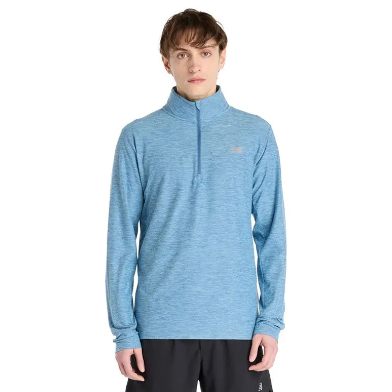 SUDADERA NEW BALANCE SPORT ESSENTIALS SPACE DYE 1/4 ZIP